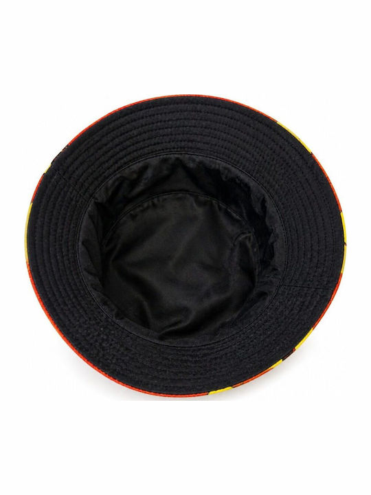Ghetto Fabric Men's Hat Bucket Style Orange