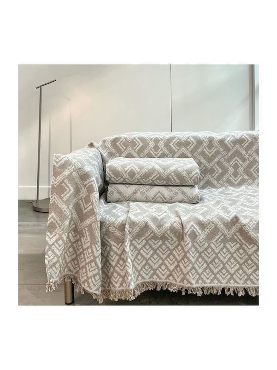 Linea Home Balzano Ριχτάρι Πολυθρόνας 180x160εκ. Μπεζ