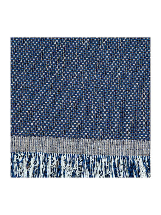 Borea 4 Season Sofa Throw Chenille 180x240cm Blue