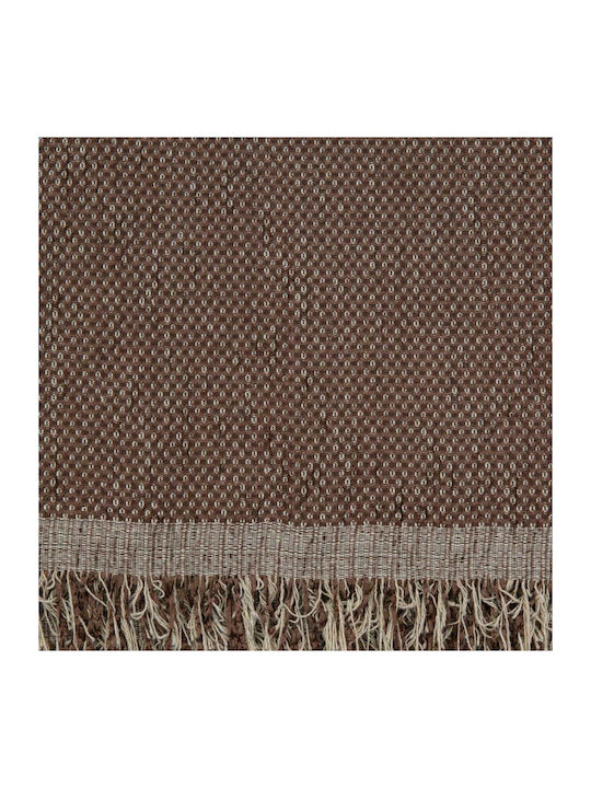 Borea 4 Season Ριχτάρι Πολυθρόνας Chenille 180x150εκ. Καφέ