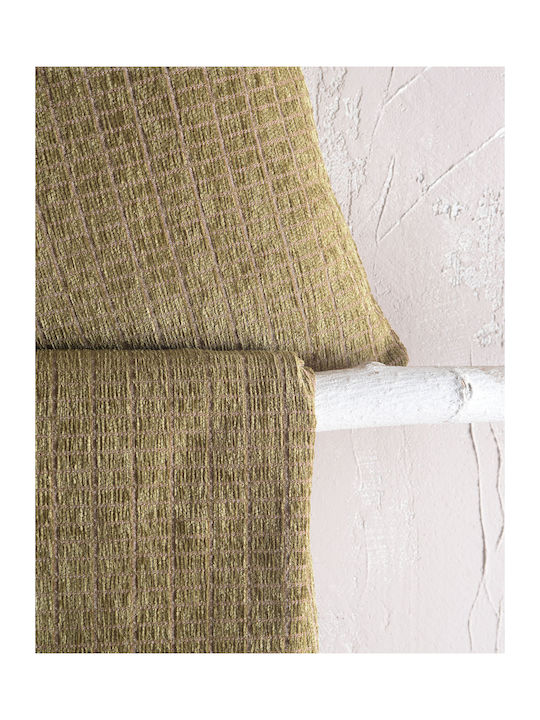 Rythmos Corvet Ριχτάρι Πολυθρόνας Δύο 'Οψεων Chenille 180x160εκ. Λάδι 117-191-3029