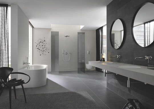 Grohe Rainshower Smartactive 310 Στρογγυλή Κεφαλή Ντουζ 31cm με Βραχίονα 40cm