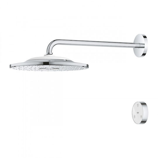 Grohe Smart Connect Rainshower Στρογγυλή Κεφαλή Ντουζ 31cm
