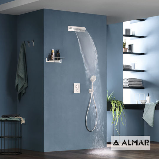 Almar XL-Waterfall Shower Head Ορθογώνια Κεφαλή Ντουζ