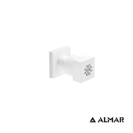 Eurorama Jet Square Квадратен Капаче за душ 4.2x4.2см