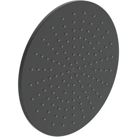 Ideal Standard Idealrain Στρογγυλή Κεφαλή Ντουζ 30cm Silk Black
