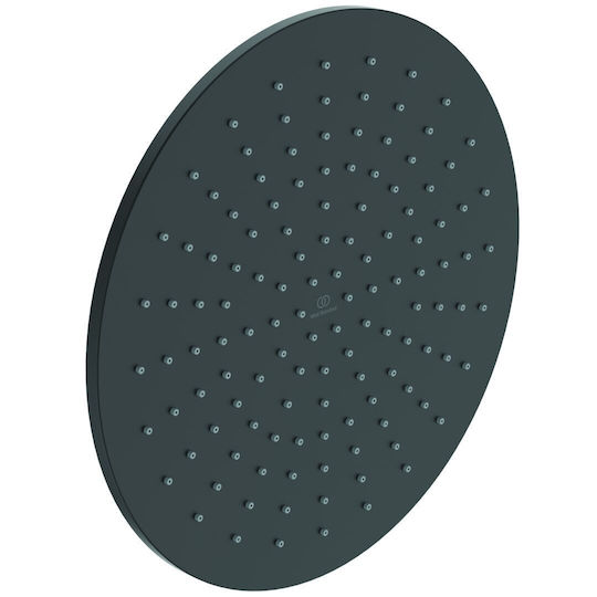 Ideal Standard Idealrain Στρογγυλή Κεφαλή Ντουζ 30cm Silk Black