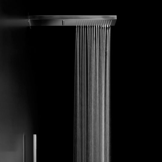 Almar Smart Shower Head Rectangulare Cap de duș 19.2x53.7cm Negru mat