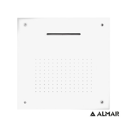Almar Square Temptation XL Dual Flow Platz Duschkopf 50x50cm