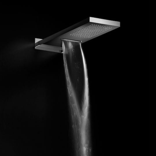 Almar Ορθογώνια Κεφαλή Ντουζ 19.2x53.7cm Inox