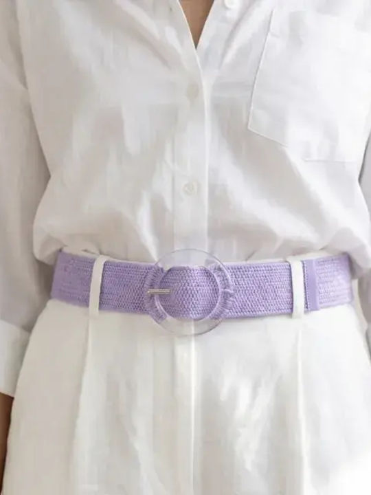 Ελαστική Γυναικεία Ζώνη Λιλά