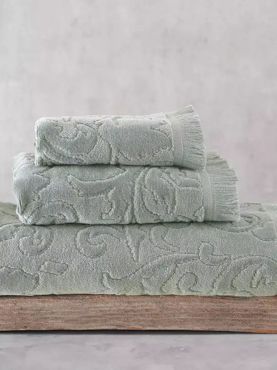 Rythmos Facecloth Sienna 50x90cm Grey-green Weight 480gr/m²