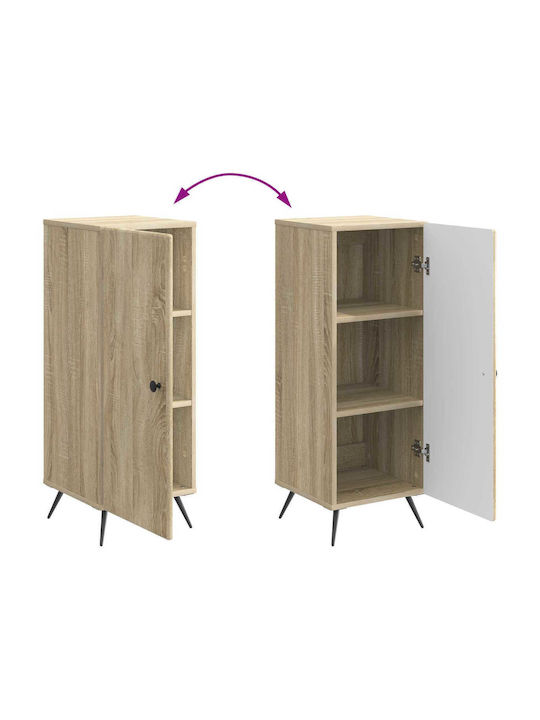 Дървен Буфет с Чекмеджета Кафяв 33x34.5x90см