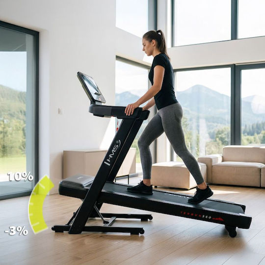 HMS 1.75hp Electric Foldable Treadmill for User up to 135kg