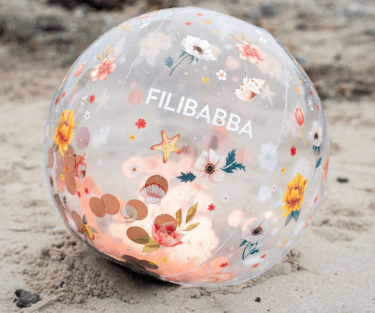 Filibabba Φουσκωτή Μπάλα Θαλάσσης Ocean Blossom Confetti