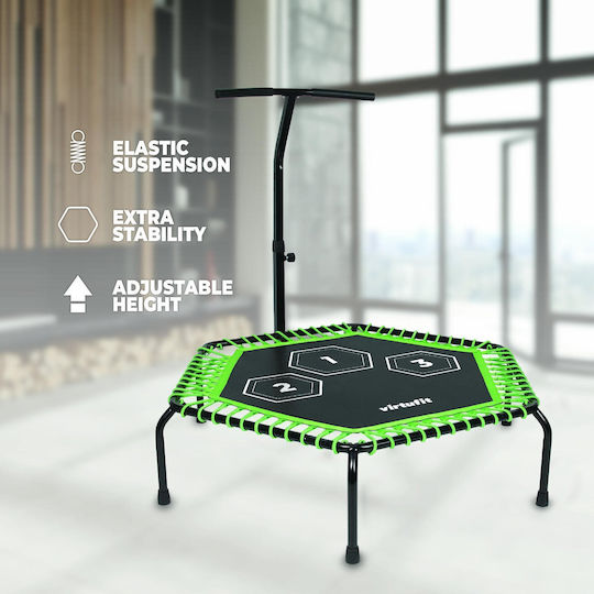 Virtufit Gymnastics Trampoline Diameter 127cm with Handle