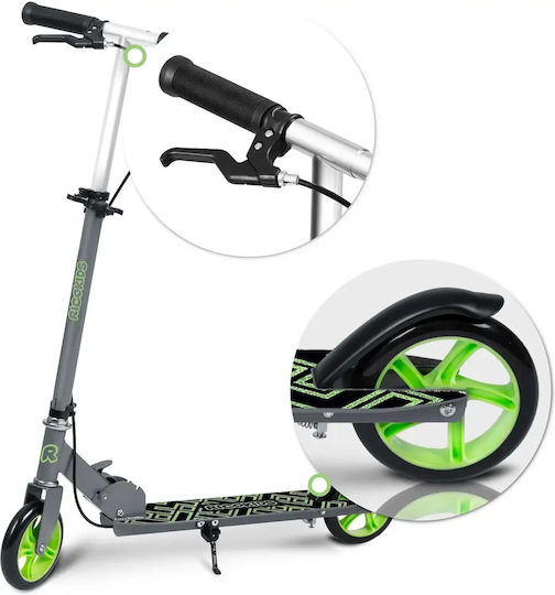 Ricokids Patinetă Copii Pliabilă Kodi cu 2 Roți pentru 8+ Ani Gri
