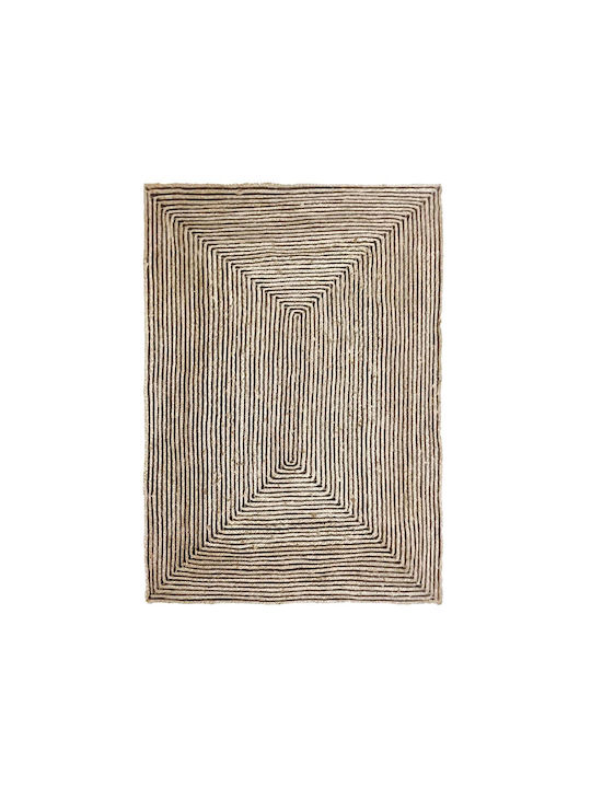 InTheBox MAMBA Rug Rectangular Summer from Jute Black