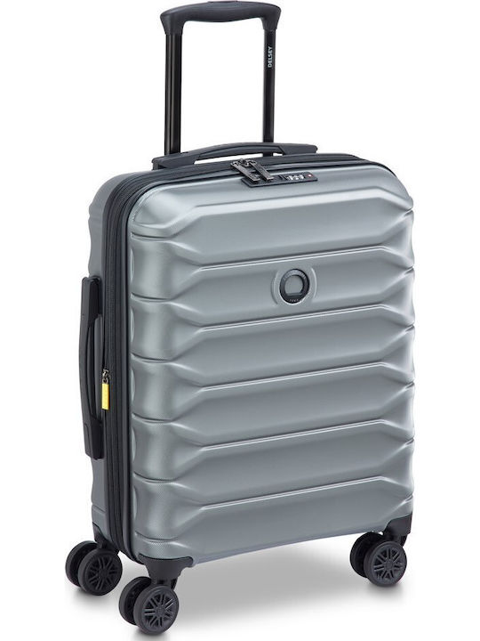 Delsey Meteor Βαλίτσα Ταξιδίου Καμπίνας Σκληρή Graphite με 4 Ρόδες Ύψους 55εκ.