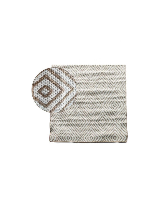 Atmosphera Outdoor Rectangular Beige Living Room Rug 120x180cm