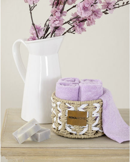 Nima 25x25 cm Calm Roz Calm Prosoape De Baie Nima 25x25 cm Calm Roz Calm Prosoape De Baie