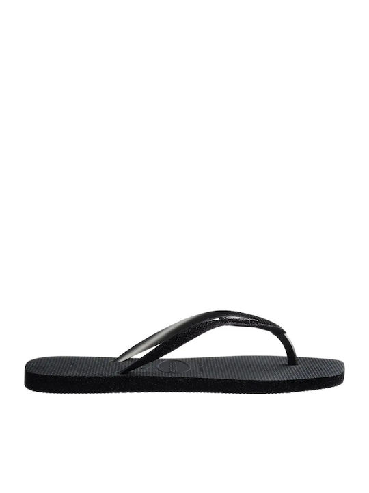 Havaianas Slim Square Sparkle Flip Flops Γκρι
