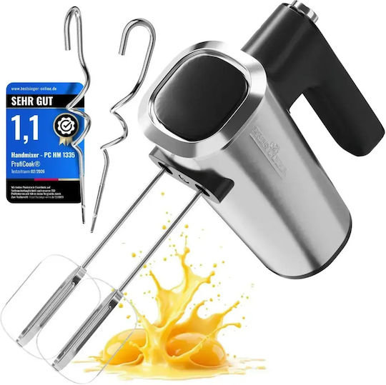 Profi Cook Μίξερ Χειρός 400W Γκρι