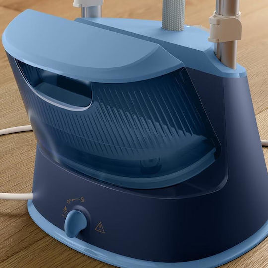 Philips Парна Ютия Атмоочистител За Дрехи Подов 1800W с Резервоар 1.8л