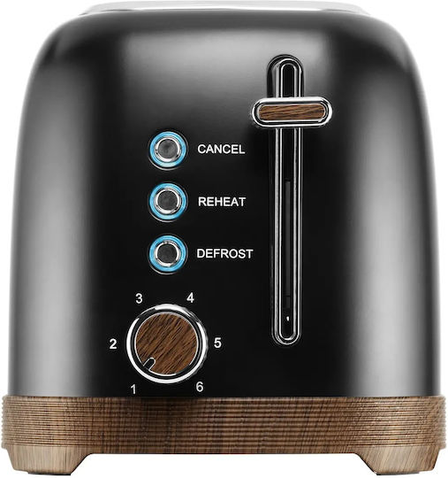 Philco Тостер Двуместен 850W Сив