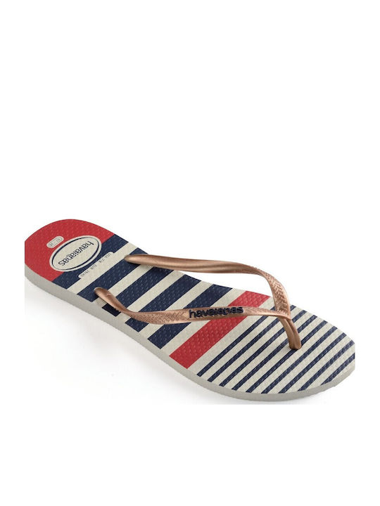Slim Nautical Women's Flip Flops
