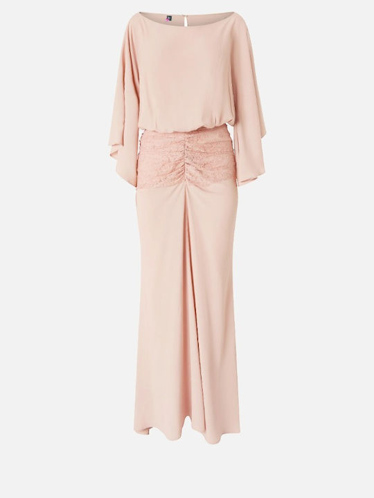Pink Maxi Dress for Wedding and Christening