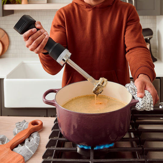 Kitchenaid Ραβδομπλέντερ με Πλαστική Ράβδο Γκρι
