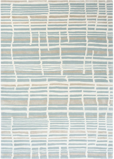Florence Broadhurst Tortoiseshell Stripe 170x240 cm Verde, Lucrat Manual din Lână Florence Broadhurst Tortoiseshell Stripe 170x240 cm Verde, Lucrat Manual din Lână