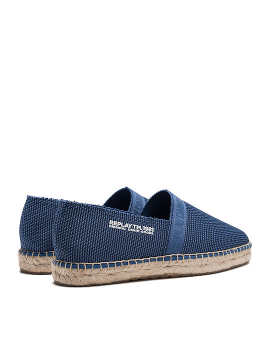 Herren Espadrilles in Blau Farbe