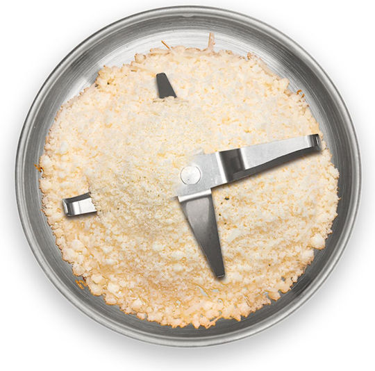 Izzy Elektrische Kaffeemühle 200W mit Getreidekapazität 100gr Silber