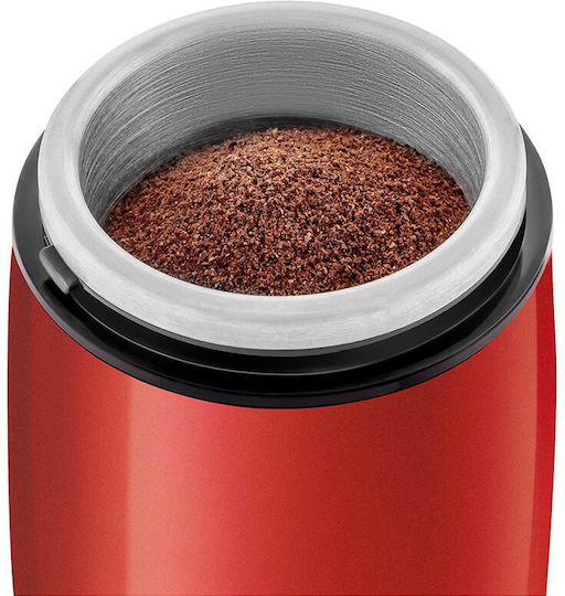 Sencor Electric Coffee Grinder 150W with 60g Capacity Red