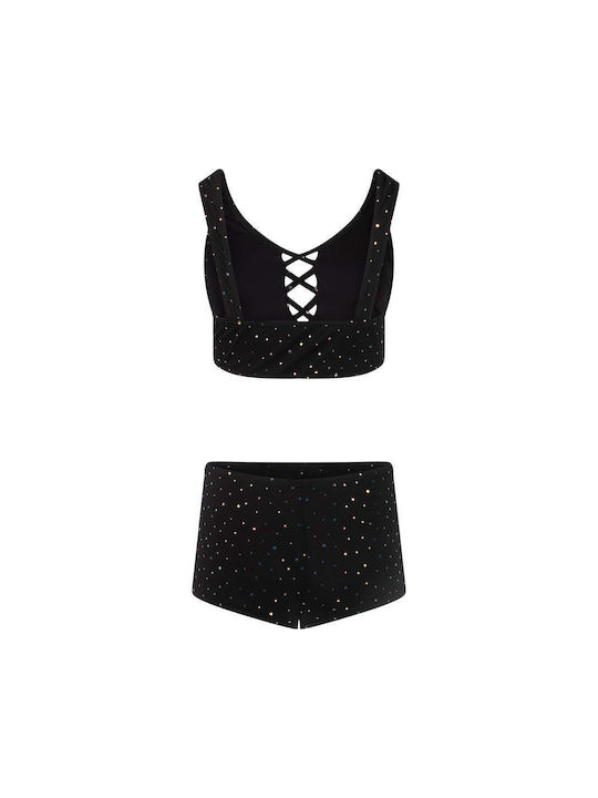 Schwarzes Bustier für Pole Dance