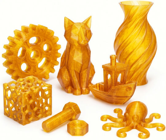 Petg Filament 3D Drucker Professionell Labor 1 Kg 1,75 Mm Transparentes Gelb