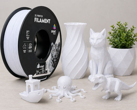 Hs-pla Filament 3d Printer Smart Print 1 Kg 1.75 Mm Fast Printing White