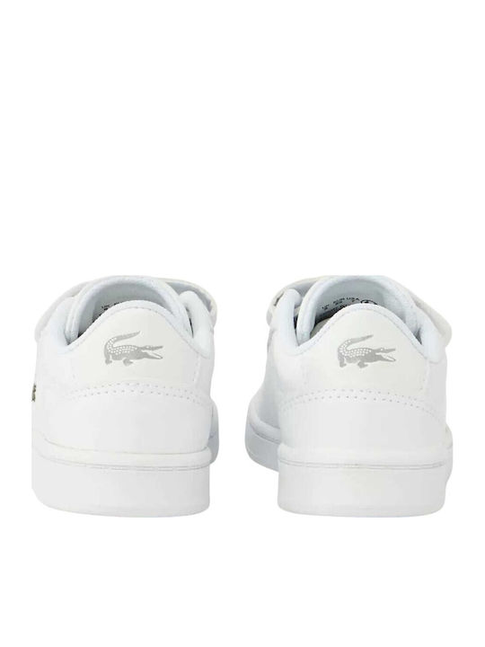 Carnaby Kids Sneakers with Hoop & Loop Closure White
