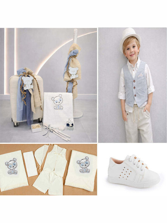 Guy Laroche Taufset Für Jungen Mit Bärchen Kleidung