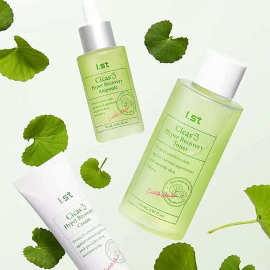 I.st Cicas No.3 Serum Calmant și Anti-îmbătrânire pentru Față cu Centella Asiatica pentru Strălucire și Revitalizare 30ml