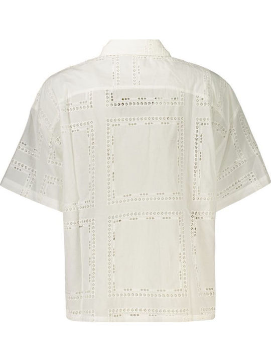 Short Sleeve Women's Shirt White
