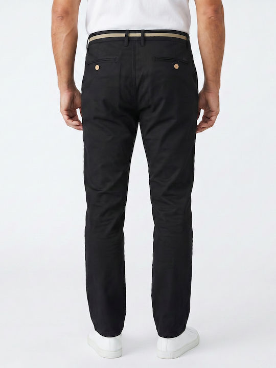 Pantaloni cu Croială Normală Black