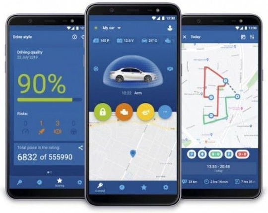Starline Car Alarm System 2 Way With GPS and Engine Start