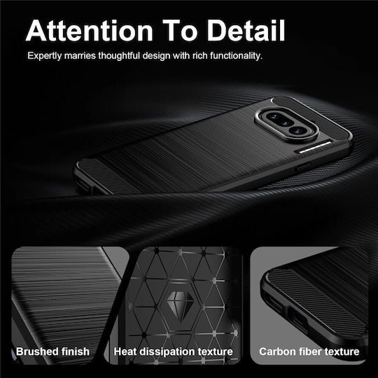 Techsuit Back Cover Silikon Grau Telefon ohne Kleber (4a)