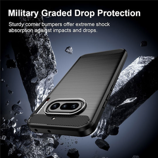 Techsuit Back Cover Silikon Grau Telefon ohne Kleber (4a)