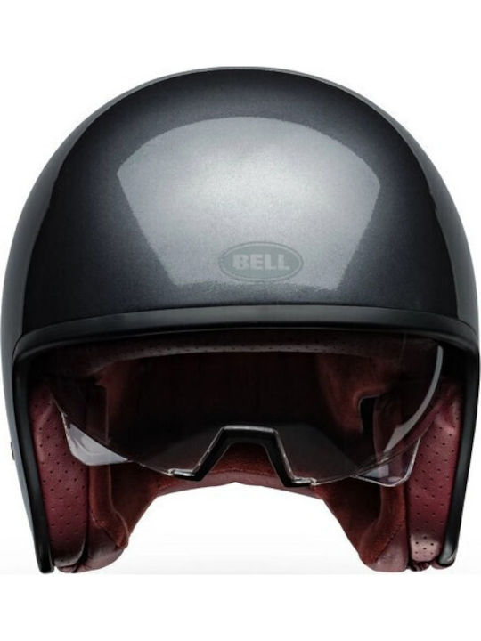 Bell TX-501 Vintage White Κράνος Μηχανής Jet ECE 22.06 με Sunvisor