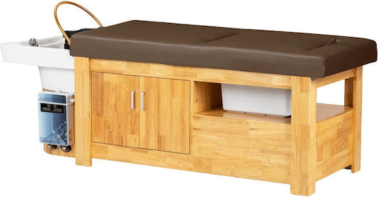 Brown Wooden Physiotherapy Bed 0154392
