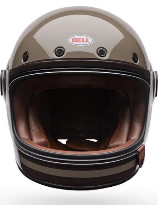Bell Bullitt GT Lane Mocha Braun Motorradhelm Volles Gesicht ECE 22.06